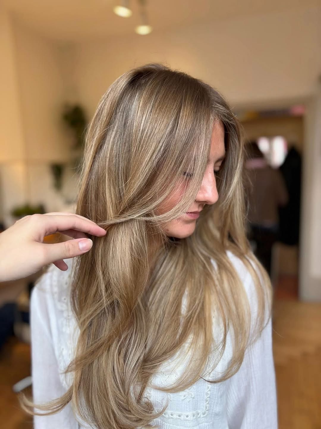 Long hairstyles at MINT HAIR SALON BATTERSEA